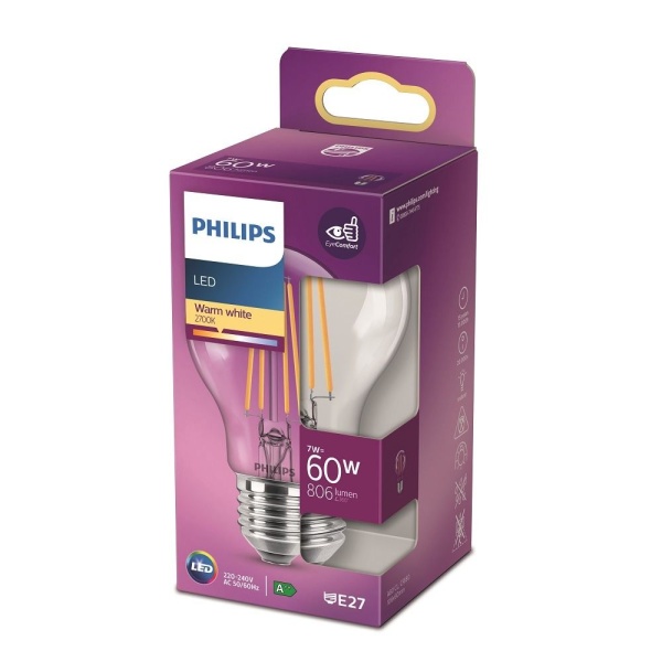 Bec Philips Classic Led 60W A60 E27 2700K 30503198